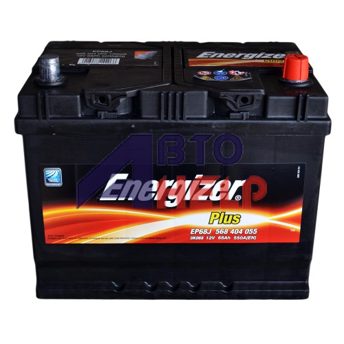 Аккумулятор ENERGIZER Plus 6СТ-68Ah АзЕ Asia (EN550)