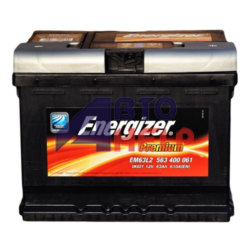 Аккумулятор ENERGIZER Premium 6СТ-63Ah АзЕ (EN610)