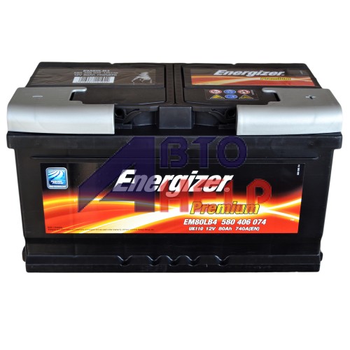 Аккумулятор ENERGIZER Premium 6СТ-80Ah АзЕ Н (EN740)