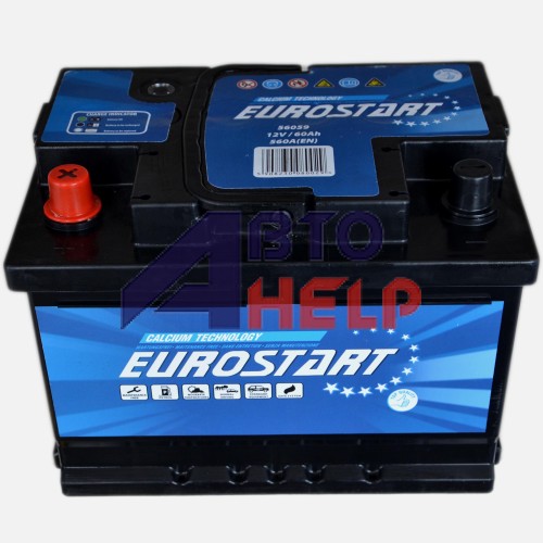 Аккумулятор EUROSTART 6СТ-60 Аз (560EN)