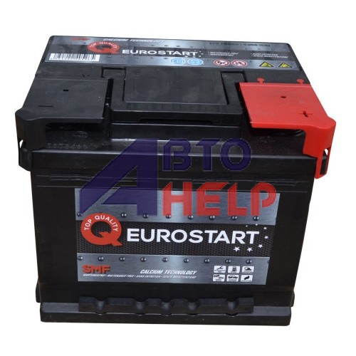 Автомобильный аккумулятор EUROSTART 6СТ-50Ah АзЕ 430A (EN) 550012043