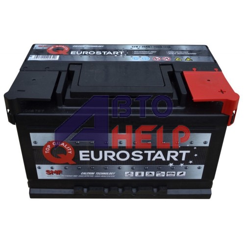 Автомобильный аккумулятор EUROSTART 6СТ-74Ah АзЕ 700A (EN) 574014070