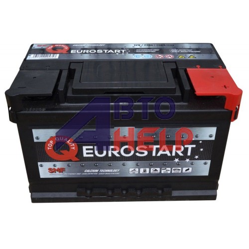 Автомобильный аккумулятор EUROSTART 6СТ-77Ah АзЕ 740A (EN) 577046074