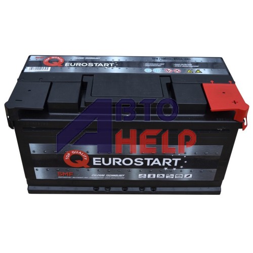 Автомобильный аккумулятор EUROSTART 6СТ-100Ah АзЕ 850A (EN) 600027085