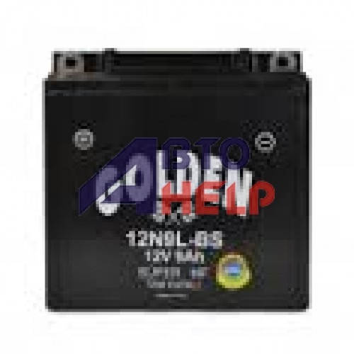 Аккумулятор мото GOLDEN 12V, 9Ah MF (85EN) (12N9L-BS)