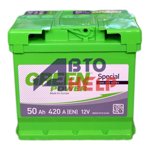 Аккумулятор GREEN POWER 6СТ-50 Аз (420EN)