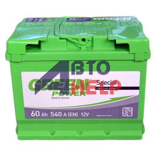 Аккумулятор GREEN POWER 6СТ-60 Аз (540EN)