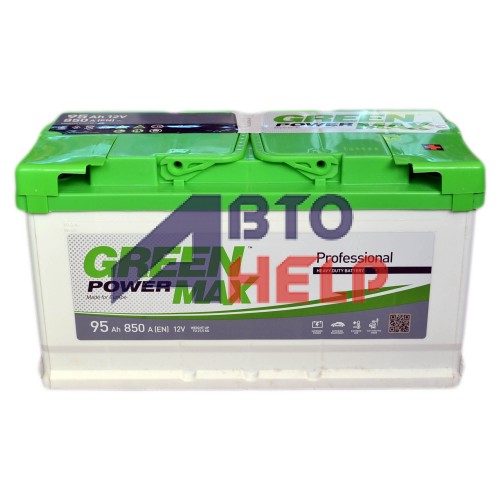 Аккумулятор GREEN POWER 6СТ-95 АзЕ MAX (850EN)