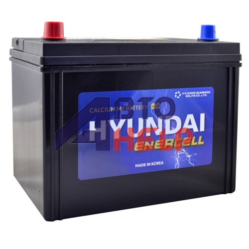 Автомобильный аккумулятор HYUNDAI ENERCELL Japan 6СТ-70Ah Аз ASIA 620A (CCA) 85D26R