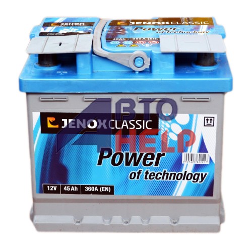 Аккумулятор Jenox 6СТ-45 Аз Classic (R036613AC), (360EN)