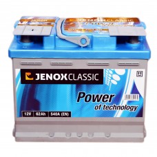 Аккумулятор JENOX 6СТ-62 Аз Classic (R062615AC), (540EN)
