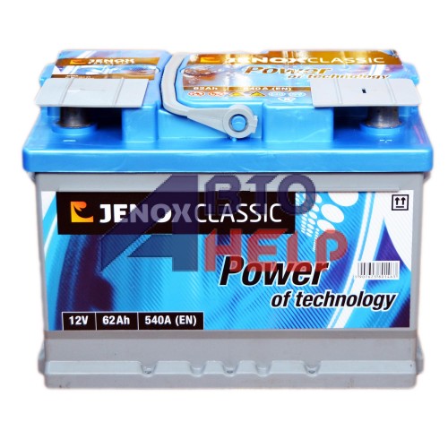 Аккумулятор Jenox 6СТ-62 АзЕ Classic (R062614AC), (540EN)