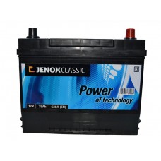 Аккумулятор Jenox 6СТ-75 АзЕ Classic Japanese Asia (R070490K), (630EN)