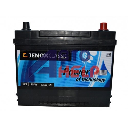 Аккумулятор Jenox 6СТ-75 АзЕ Classic Japanese Asia (R070490K), (630EN)
