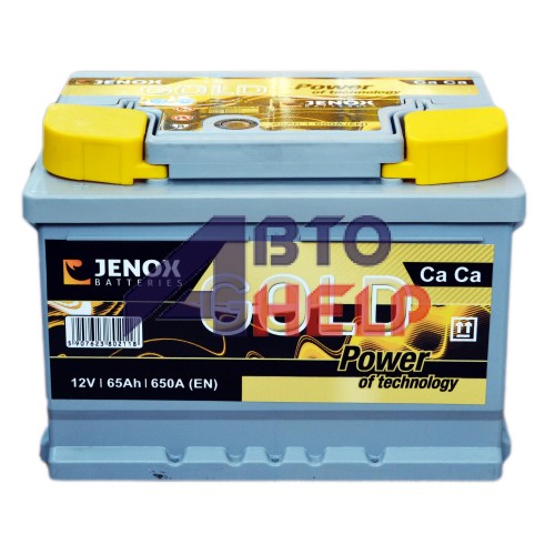 Аккумулятор JENOX 6СТ-65 Аз Gold (R063623ZN), (650EN)