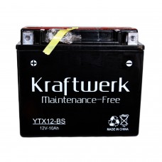 Аккумулятор мото KRAFTWERK 6СТ-10Ah Аз YTX12-BS (160EN)