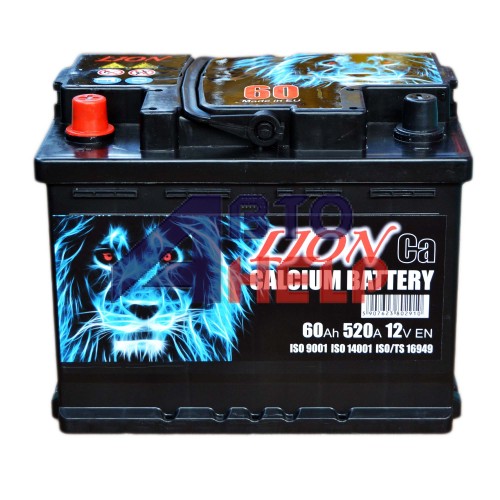 Аккумулятор LION 6СТ-60 Аз (R055615KN) (520EN)