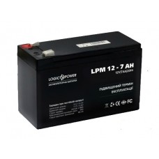 Аккумулятор тяговий Logic Power 7Ah LP 12-7 без нижн. бурта , LP 12-7