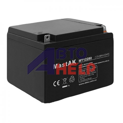 Аккумулятор тяговий MastAK  MT12280 6СТ-28Ah AGM