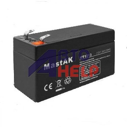 Аккумулятор тяговий MastAK MT1213 6СТ-1,3Ah АзЕ AGM