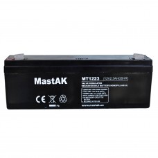 Аккумулятор тяговий MastAK MT1223 6СТ-2,3Ah Аз AGM