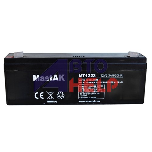 Аккумулятор тяговий MastAK MT1223 6СТ-2,3Ah Аз AGM