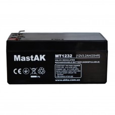 Аккумулятор тяговий MastAK MT1232 6СТ-3,5Ah AGM