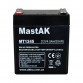 Аккумулятор тяговий MastAK MT1245 6СТ-4,5Ah Аз AGM