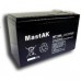 Аккумулятор тяговый MastAK MT1280 6СТ-8Ah AGM
