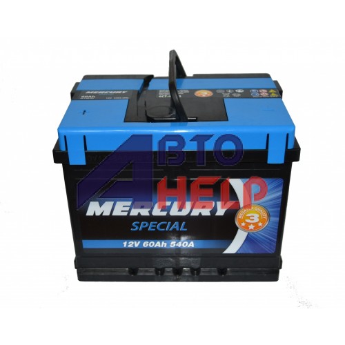 Аккумулятор MERCURY SPECIAL 6СТ-60Ah Аз (540EN)