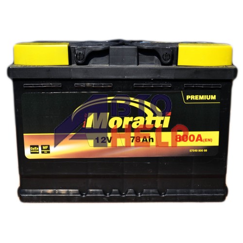 Аккумулятор Moratti TAB 6СТ-78 АзЕ (800EN)