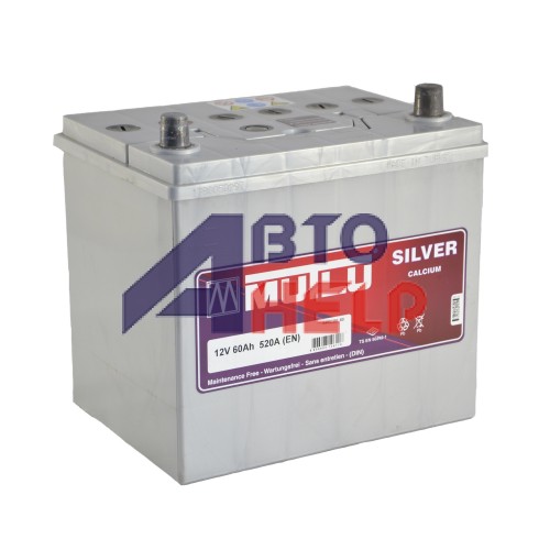 Аккумулятор Mutlu 6СТ-60Ah АзЕ Asia Silver (520EN)