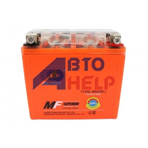 Аккумулятор мото Outdo 6СТ-5Ah GEL (YTX5L-BS)
