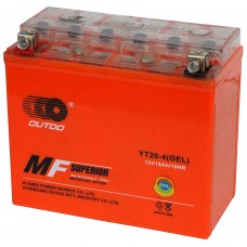 Аккумулятор мото Outdo 6СТ-18Аh GEL (YT20-4)