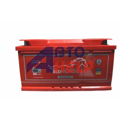 Аккумулятор RED HORSE 6СТ-100 АзЕ Professional Line (850EN)