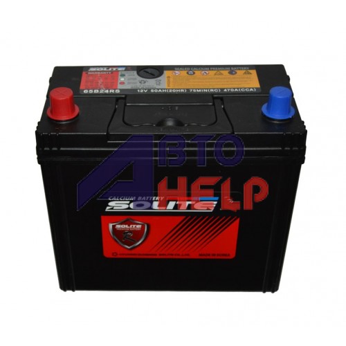 Аккумулятор SOLITE R 6CT-50Ah Аз Asia (65B24RS) (470EN)