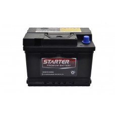Автомобильный аккумулятор STARTER EX 6СТ-61Ah Аз 570A (CCA) CMF56158EU