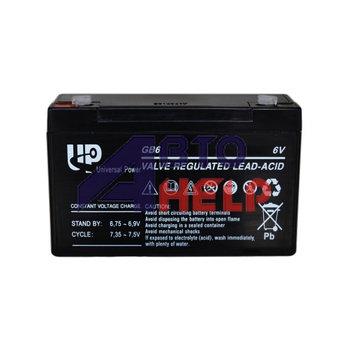 Аккумулятор тяговий Universal Power GB 3СТ-5Ah Аз AGM (6-5)