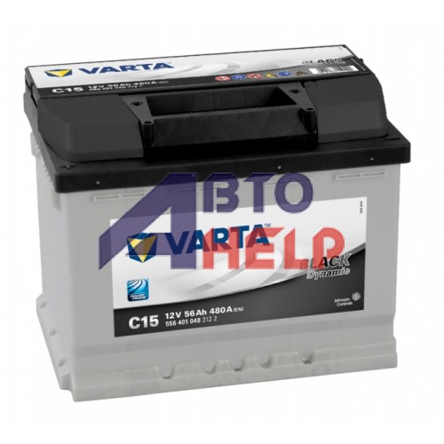 Аккумулятор VARTA Black Dynamic C15 6СТ-56Ah Аз (556401048) (480EN)