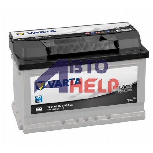 Аккумулятор VARTA Black Dynamic E9 6СТ-70Ah АзЕ (570144064) (640EN)