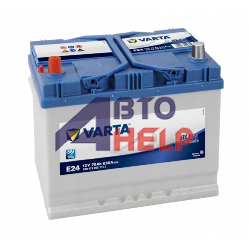 Аккумулятор VARTA Blue Dynamic E24 6СТ-70Ah Аз Asia (570413063) (630EN)
