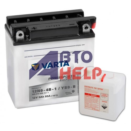 Аккумулятор мото VARTA Powersports 6СТ-9Ah Аз (12N9-4B-1) (80EN)