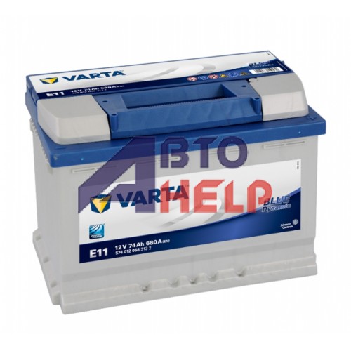 Аккумулятор VARTA Blue Dynamic E11 6СТ-74Ah АзЕ (574012068) (680EN)