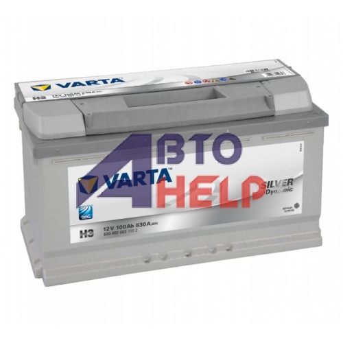 Аккумулятор VARTA Silver Dynamic H3 6СТ-100Ah АзЕ (600402083) (830EN)