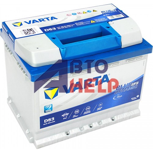 Аккумулятор Varta Blue Dynamic D53 6СТ-60Ah АзЕ (560500056) (560EN)