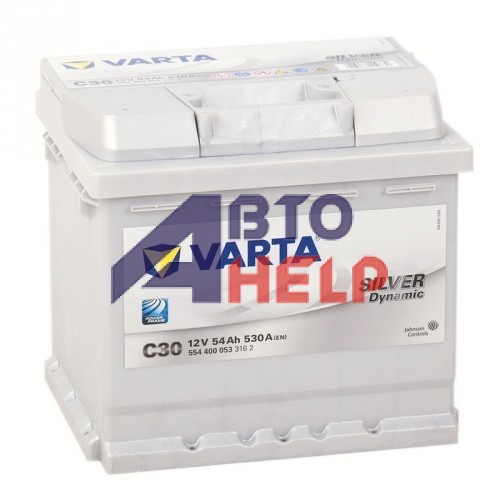Аккумулятор Varta Silver Dynamic C30 6СТ-54Ah АзЕ (554400053) (530EN)