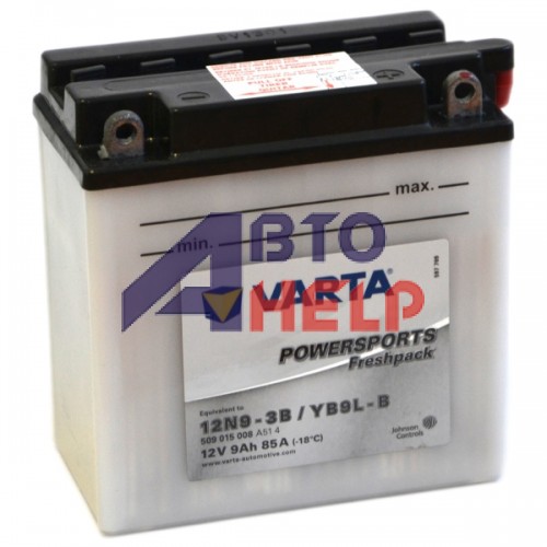 Аккумулятор мото VARTA Powersports 6СТ-9Ah АзЕ (12N9-3B, 509015008) (85EN)