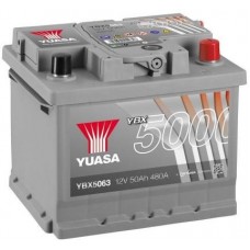 Аккумулятор YUASA SILVER 6СТ-50Аh АзЕ (YBX5063) (480EN)
