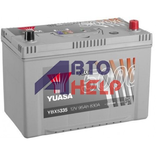 Аккумулятор YUASA SILVER Japan 6СТ-95Ah АзЕ (YBX5335) (830EN)
