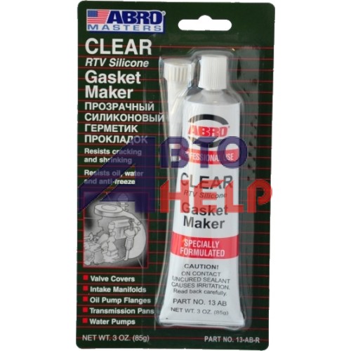 Герметик прокладки ABRO Gasket Maker 260°C прозрачный (13-AB CH) (85г)